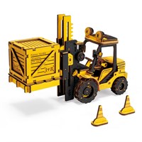 Rolife Forklift 3D Wooden Puzzle by Robotime (TG413K)