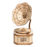 Rolife Gramophone Modern 3D Wooden Puzzle by Robotime (TG408)