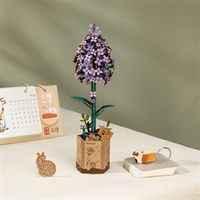 Rowood Lilac Bloom Craft 3D Wooden Puzzle by Robotime (TW021)