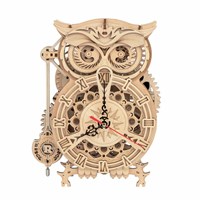 Robotime Owl Clock Modern 3D Wooden Puzzle (LK503)