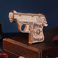 Rokr Mini Gun 3D Wooden Puzzle by Robotime (LQ502)