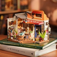 Rolife Corner Bookstore 3D Wooden Puzzle by Robotime (DG164)