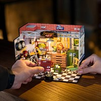 Rolife Garage Workshop 3D Wooden Puzzle by Robotime (DG165)