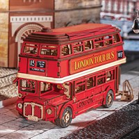 Rolife London Tour Bus 3D Wooden Puzzle by Robotime (TGM02)