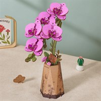 Rowood Purple Moth Orchid 3D Wooden Puzzle by Robotime (TW091)