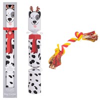RSW Novelty Silver 14 Inch Christmas Cracker for Dogs (XM7058)