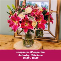 Shepperton Afternoon Tea & Floral Hand Tied Bouquet Workshop - Thursday 18th June 2026