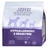 Simply Jaspers Lamb & Squash with Mussel Dog Food 1.2kg (LBSM-1.2kg)