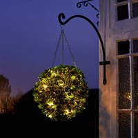 Three Kings Christmas 20 LED Holly Ball Decoration - 30cm (2541002)