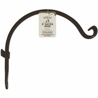 Smart Garden 11Inch Forge Hanging Basket Round Wall Bracket Hook (6040021)