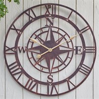 Smart Garden 12 Inch Compass Bronze Garden Clock (5162010)