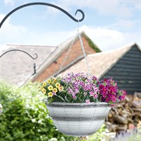 Smart Garden 14 Inch Wychwood Faux Rattan Garden Hanging Basket (6021052)