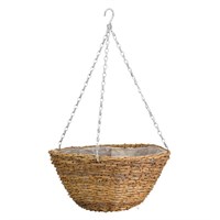 Smart Garden 14Inch Country Rattan Hanging Basket Natural (6020051)