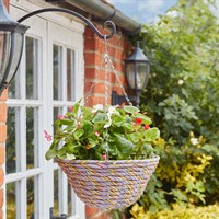 Smart Garden 14Inch Gala Faux Rattan Hanging Basket (6021054)