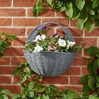 Smart Garden 16 Inch Slate Faux Wall Basket (6021043)