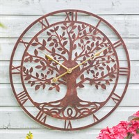 Smart Garden 24 Inch Tree of Life Bronze Garden Clock (5162008)