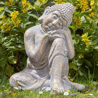 Smart Garden 40cm Dreaming Buddha Garden Statue Ornament (5071036)