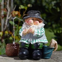 Smart Garden Wilf Garden Gnome Ornament Fishing (5030337)