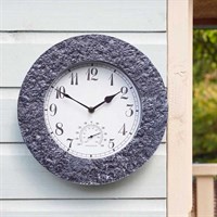 Smart Garden Stonegate Granite 12 Inch Indoor & Outdoor Clock (5164006)