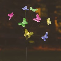 Smart Garden 8-Stem FlutterLights Multi Coloured Solar Stake Light (1012077)