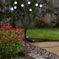 Smart Garden 8-Stem GloGlobes Cool White Solar Garden Stake Light (1012051)