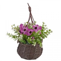 Smart Garden Artificial Hanging Basket Bouquets - Meadow Purple (5610000)