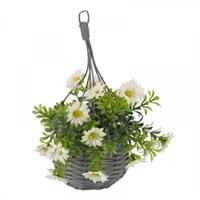 Smart Garden Artificial Hanging Basket Bouquets - Meadow White (5610000)