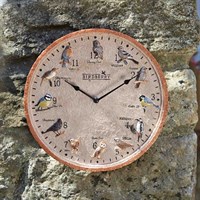 Outside In Birdberry Wall Clock 12 Inch (5064005)