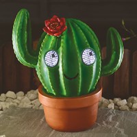 Smart Garden Blinkin' Cactus XL Light Up Solar Statue (1020053)