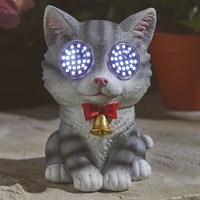 Smart Garden Blinkin' Cat Light Up Solar Statue (1020045)