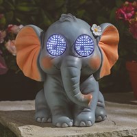 Smart Garden Blinkin' Elephant Large Light Up Solar Statue (1020050)