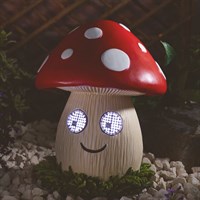 Smart Garden Blinkin' Mushroom XL Light Up Solar Statue (1020058)