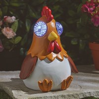 Smart Garden Blinkin' Rooster Large Light Up Solar Statue (1020047)