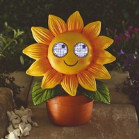 Smart Garden Blinkin' Sunflower XL Light Up Solar Statue (1020054)