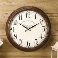 Outside In Cheltenham Wall Clock 23 Inch (5062040)