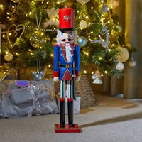 Three Kings Christmas Standing Nutcracker Blue Jumbo (2538004)