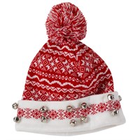 Three Kings Flash! Christmas Luxury Beanie Fairisle Jingle Hat (2560002)