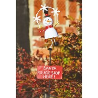Three Kings Frosty Snowman Christmas Garden Stake Decoration (2530022)