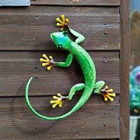 Smart Garden Gecko Metal Wall Art - Emerald (5032059)