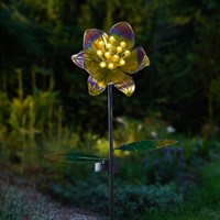Smart Garden GloBloom Yellow Solar Stake Light (1012617)