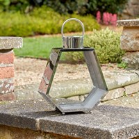 Smart Garden Hexagonal Stainless Steel Lantern 34.5cm (5321026HB)