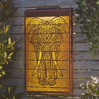 Smart Garden Illumina Elephant Light Up Solar Décor Panel (1050044)