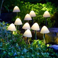 Smart Garden Lumi Shrooms Set of 10 Solar Powered Garden Light (1012064)