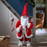 Three Kings Mega Papa Noël Standing Christmas Decoration - Red (2516012)