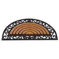 Smart Garden Muck Off! Combi Scraper Half Moon 45 x 75cm Door Mat (5513009)