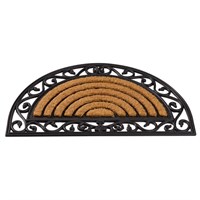 Smart Garden Muck Off! Combi Scraper Half Moon 45 x 75cm Door Mat (5513009)