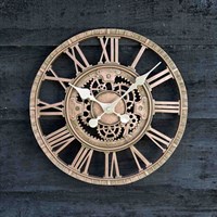 Outside In Newby Mechanical Wall Clock Bronze 12 Inch (5065010)