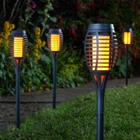 Smart Garden Party Flaming Torch Solar Lights 5 Pack (1012000)