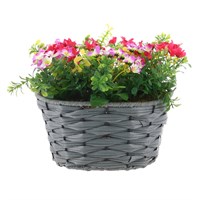 Smart Garden Petal Panniers Artificial Flowers Planter - Grey (5610001)