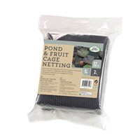 Smart Garden Pond & Fruit Cage Netting - Black 12mm Mesh 2 x 5m (7030003)